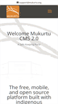Mobile Screenshot of mukurtu.org
