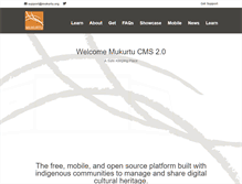 Tablet Screenshot of mukurtu.org